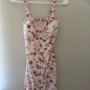 No Boundaries Floral Print Top with Button Detail